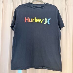 Hurley graphic tee large
